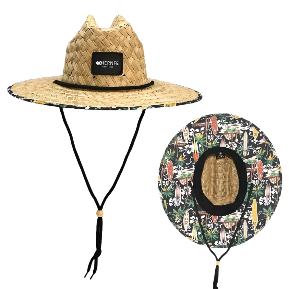 Tahiti - Straw Lifeguard Hat