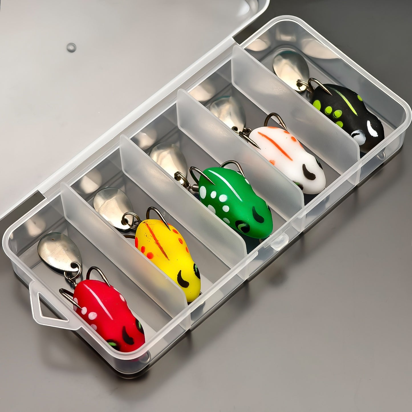 ANFS 5pcs Mini Frog Soft Bait