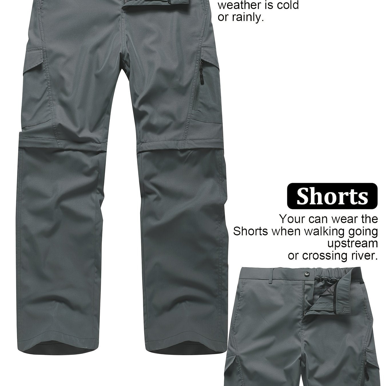 Men's Convertible fishing Pants