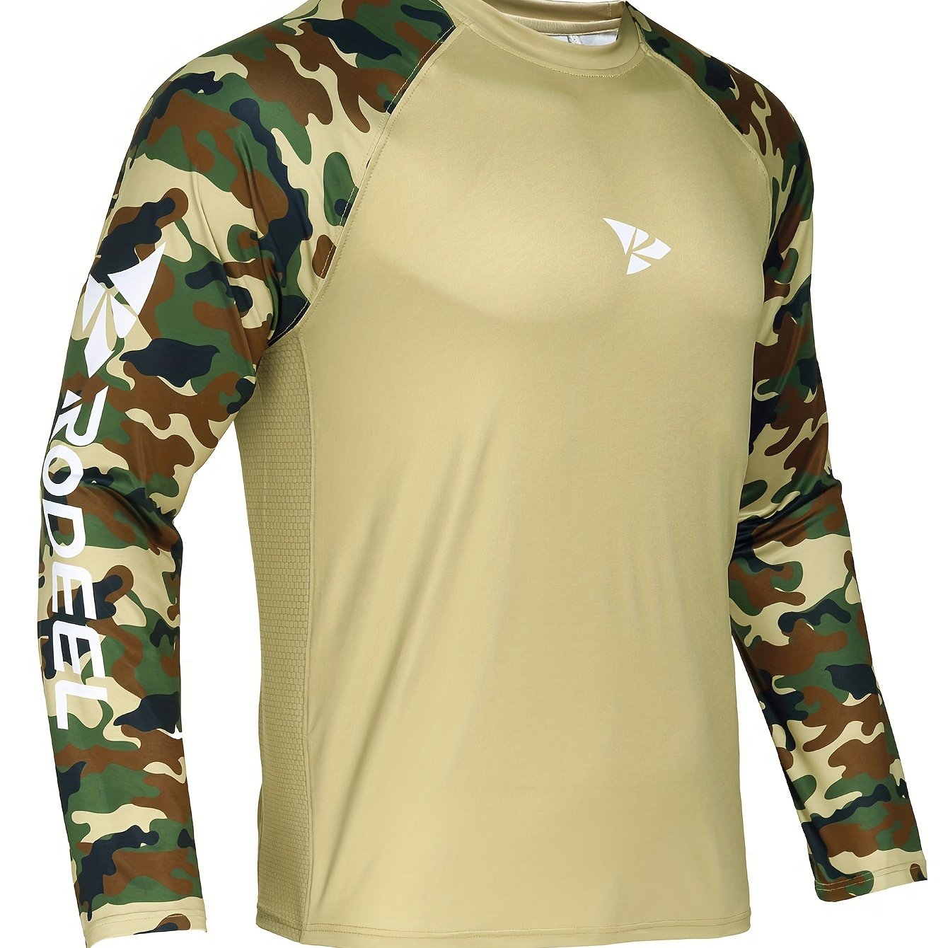 Dark Khaki - Long sleeve fishing shirt