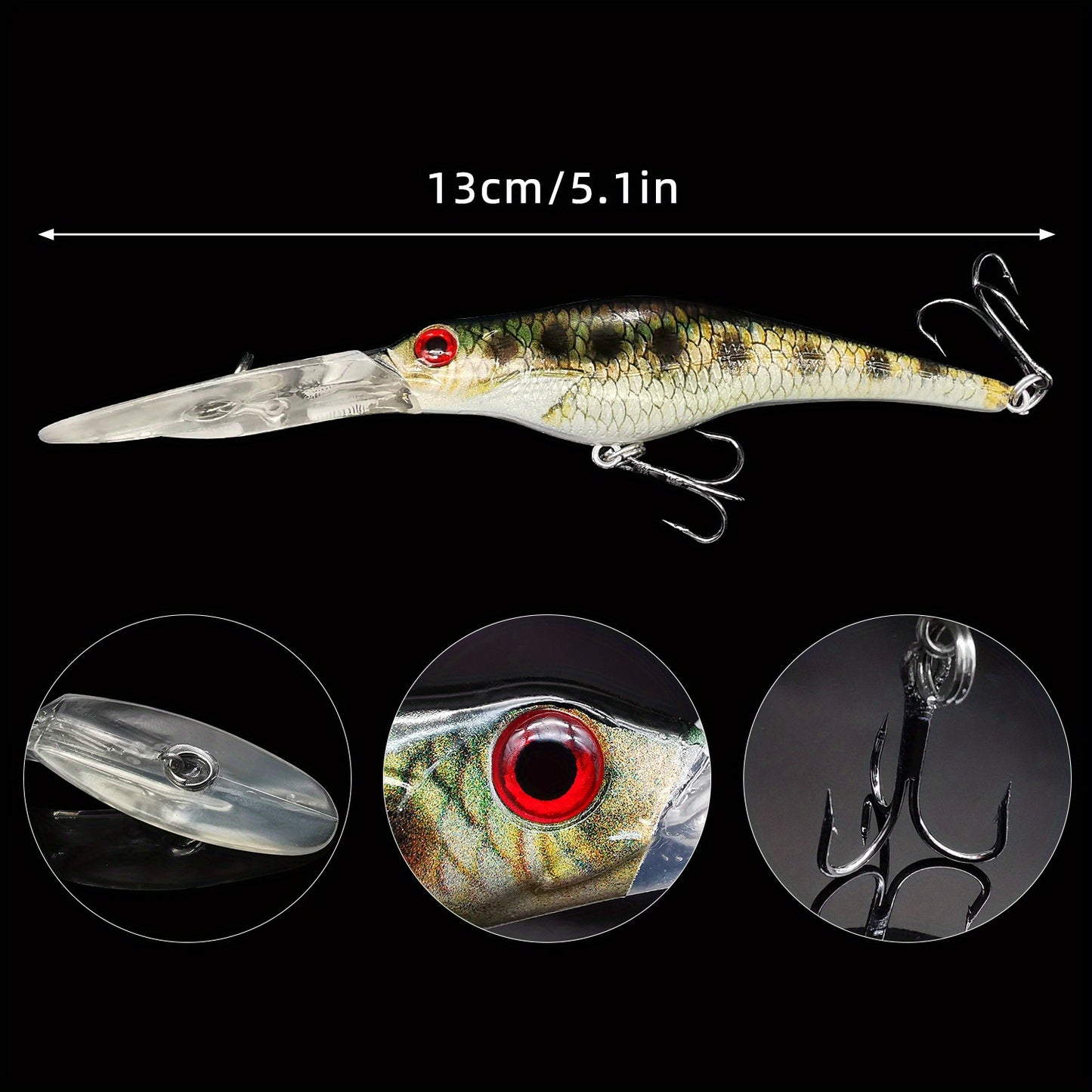 1pc/3pcs Bionic Minnow Fishing Lure