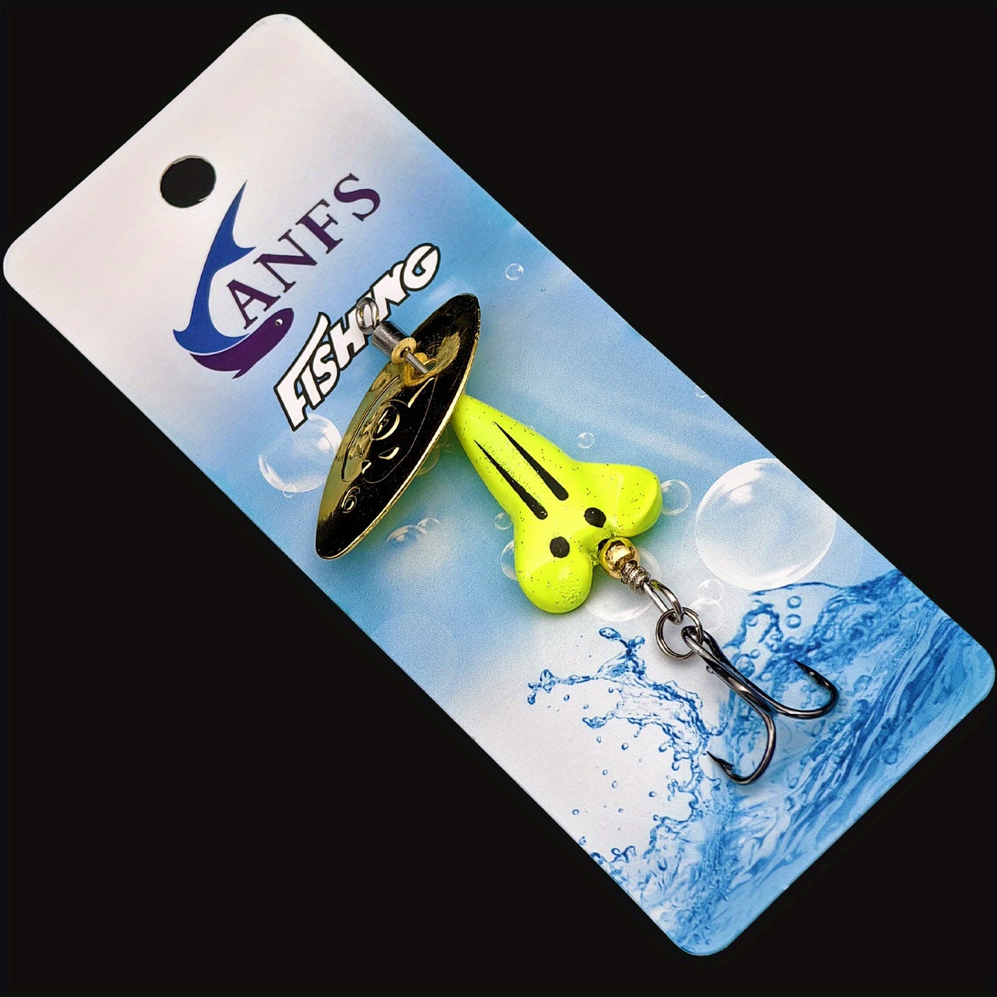 ANFS 1pc/5pcs Bionic Metal Spinner Lures