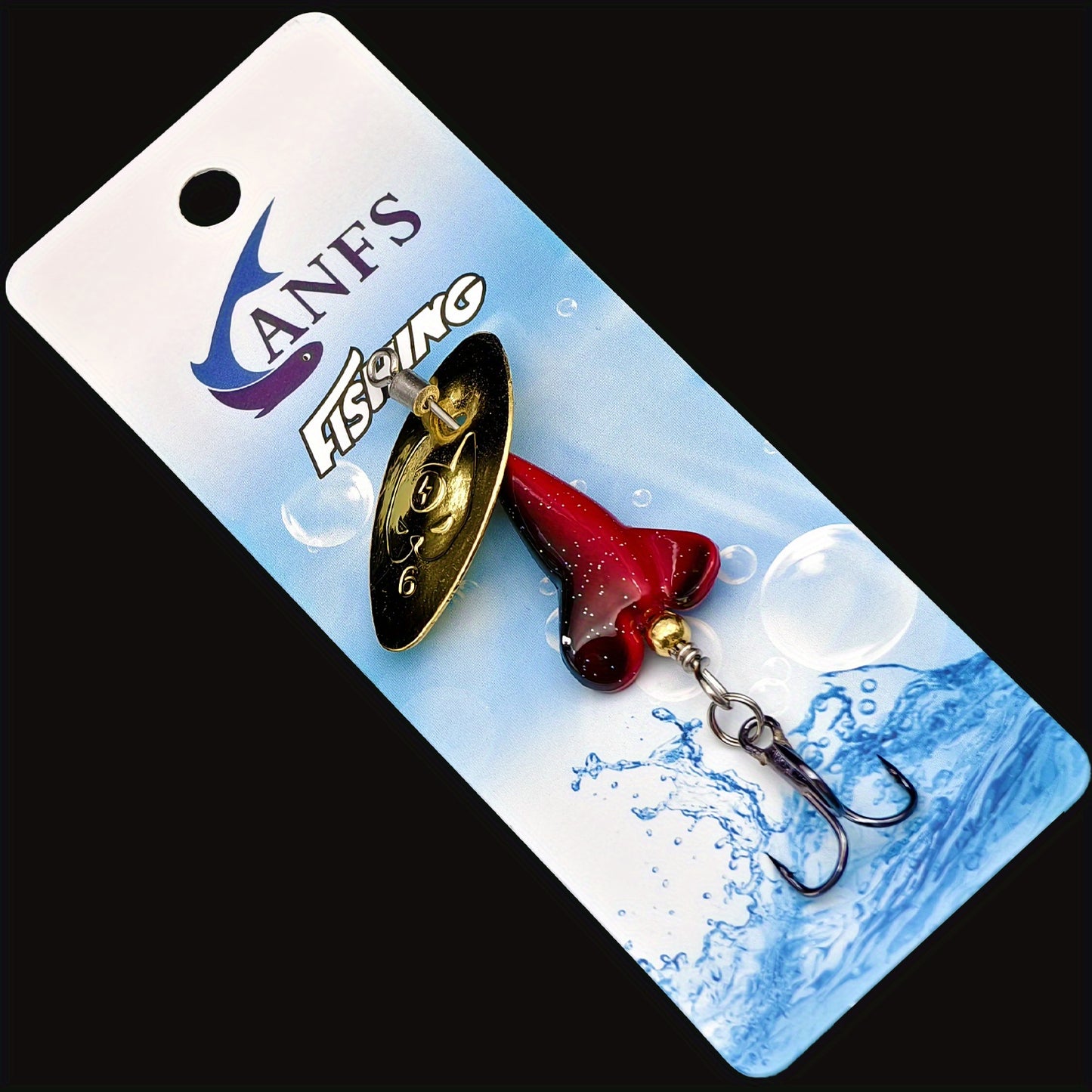 ANFS 1pc/5pcs Bionic Metal Spinner Lures