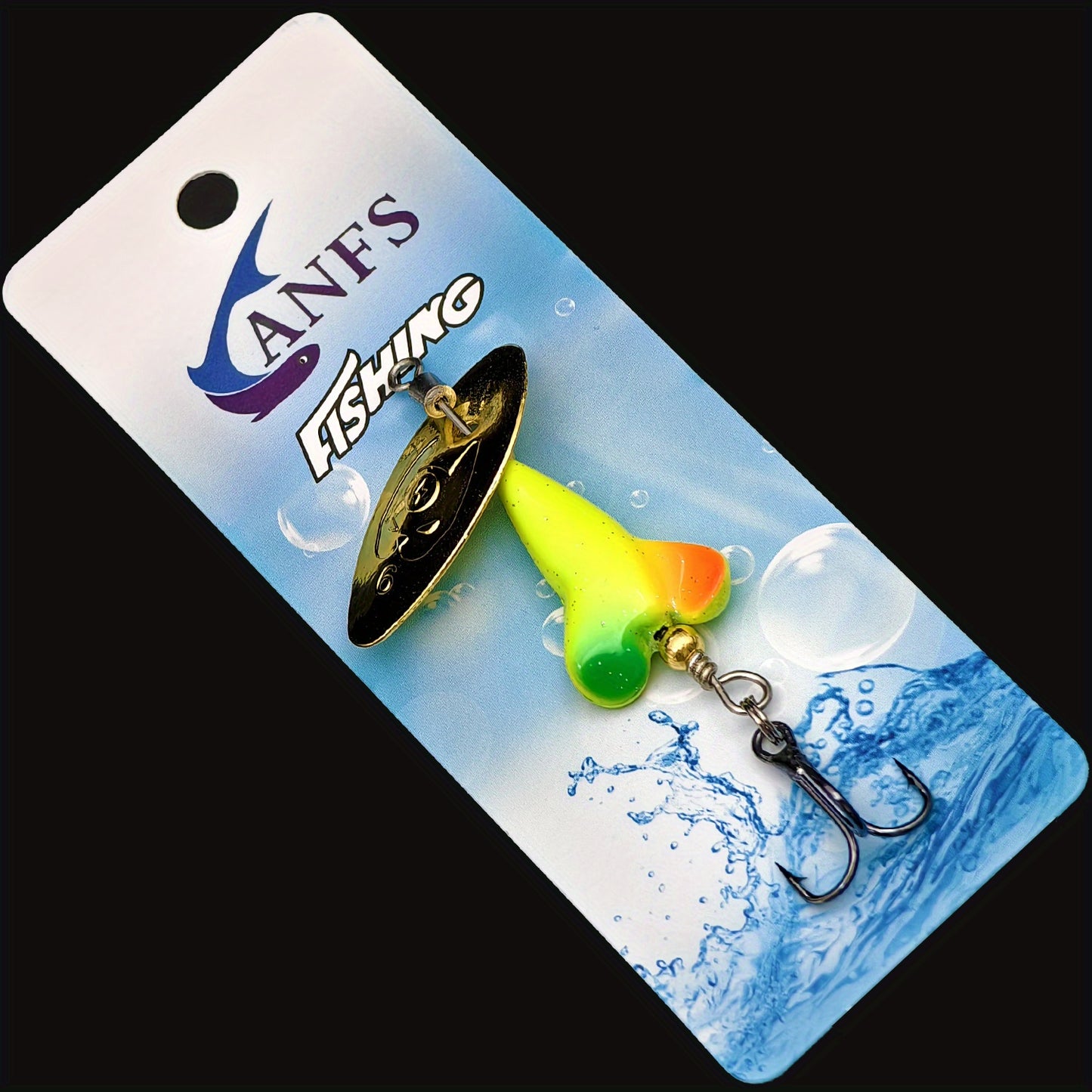 ANFS 1pc/5pcs Bionic Metal Spinner Lures
