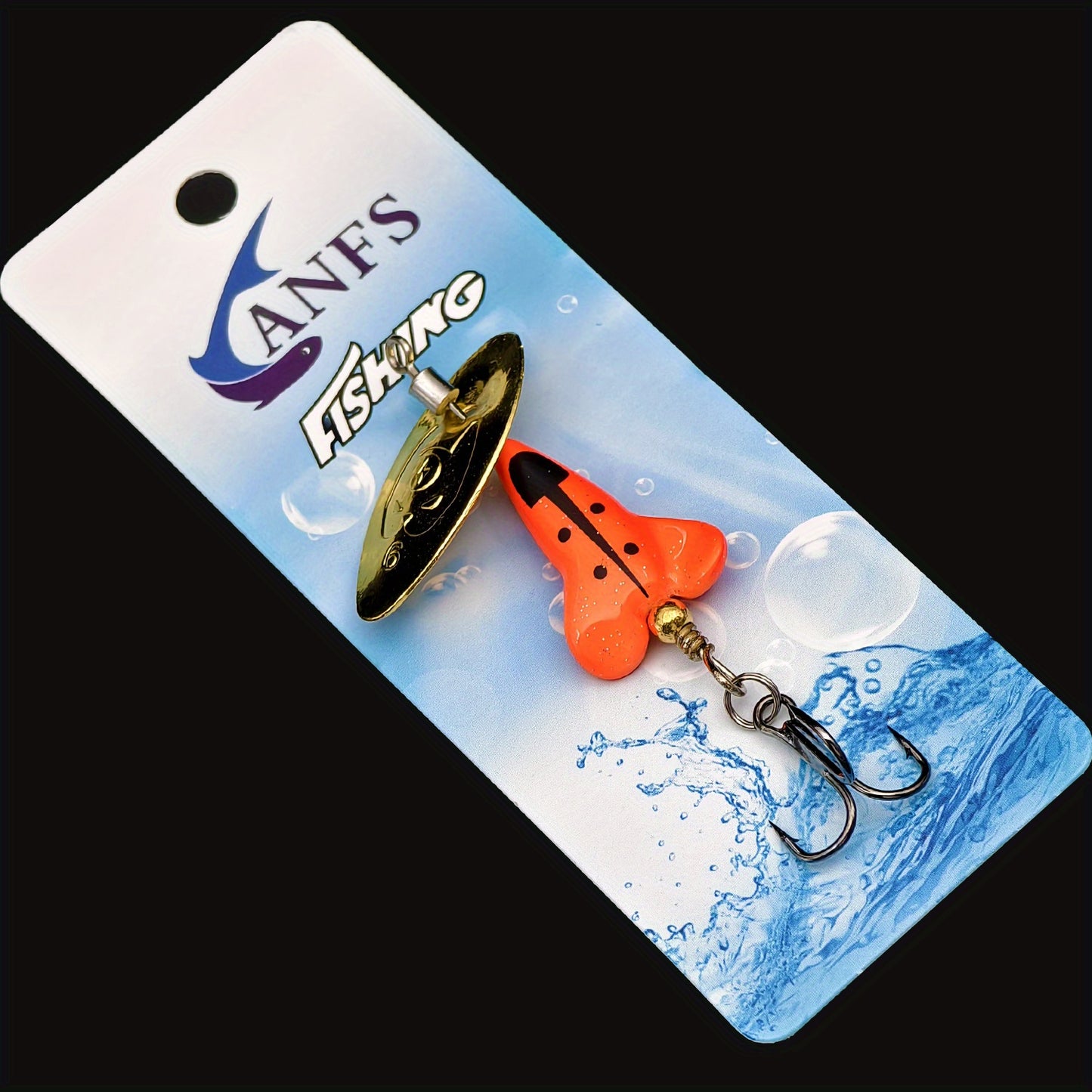 ANFS 1pc/5pcs Bionic Metal Spinner Lures