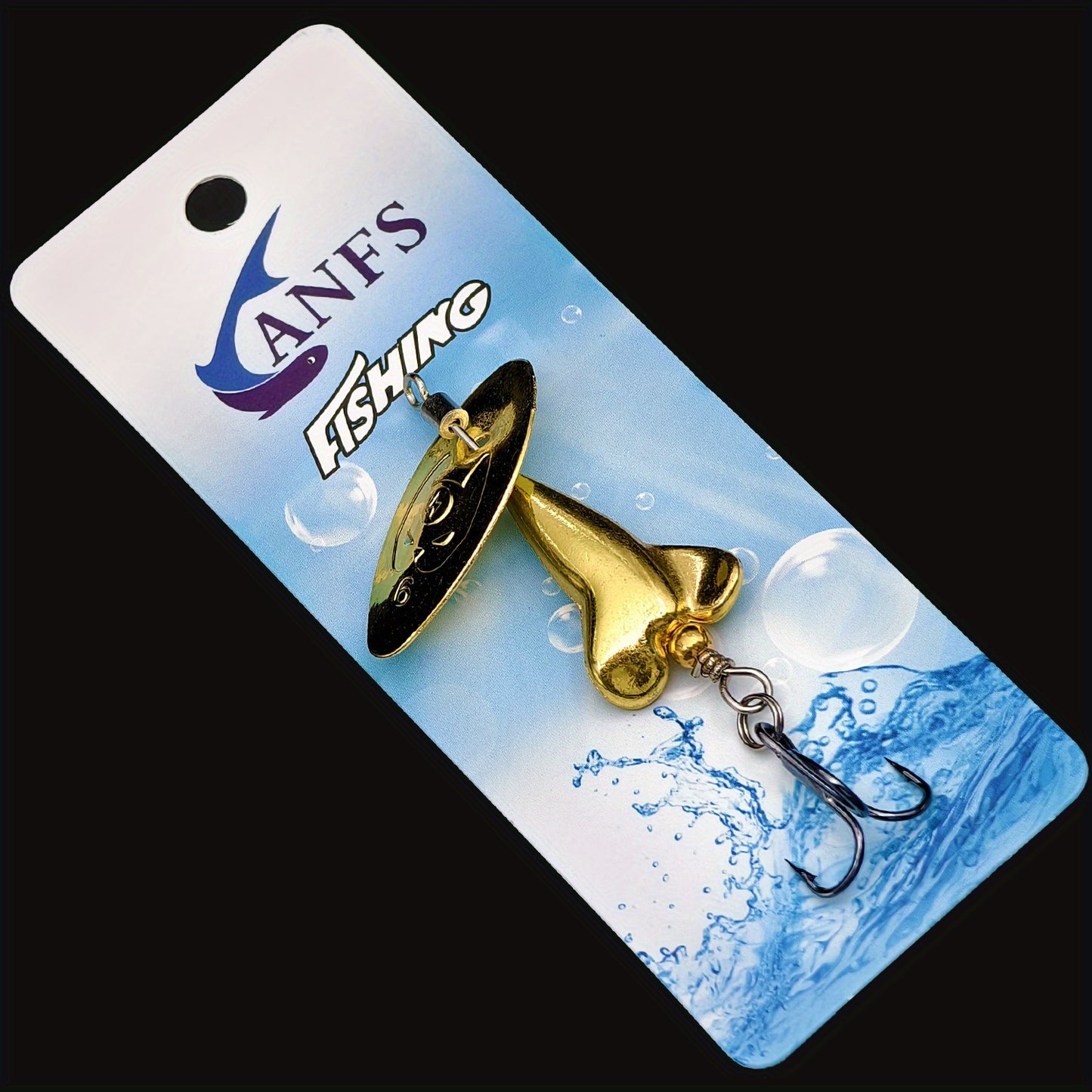 ANFS 1pc/5pcs Bionic Metal Spinner Lures