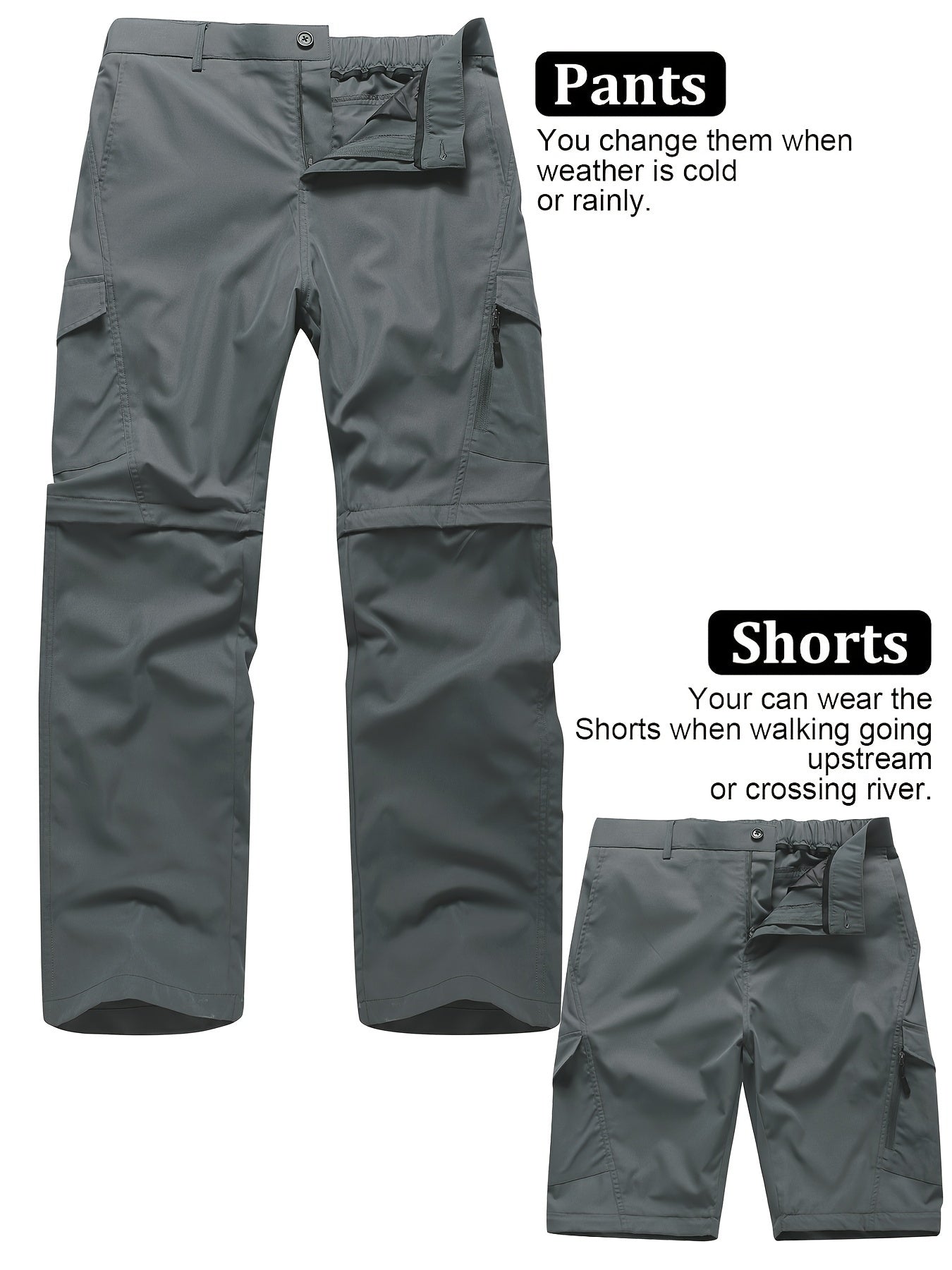 Men's Convertible fishing Pants