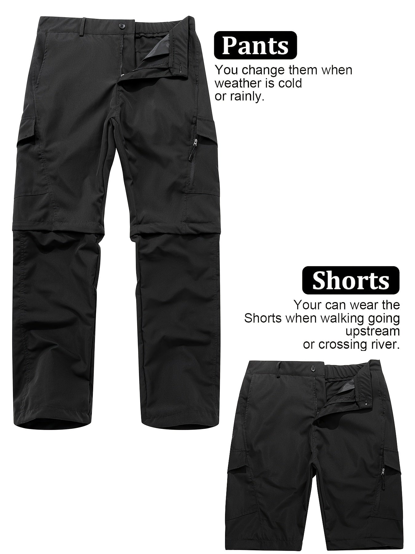 Men's Convertible fishing Pants