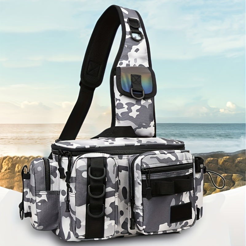 Fishing Backpack with Rod Holder