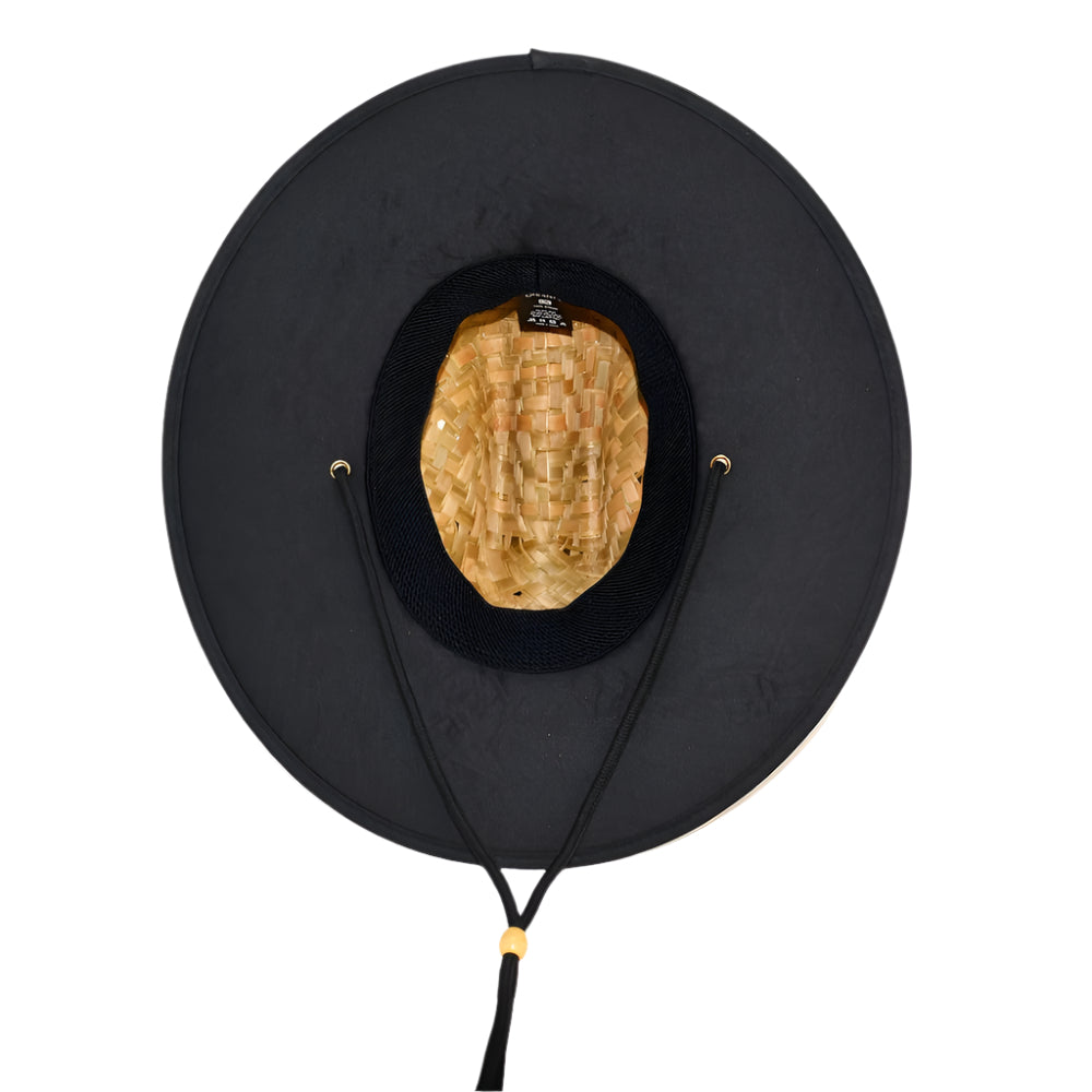 Midnight - Straw Lifeguard Hat