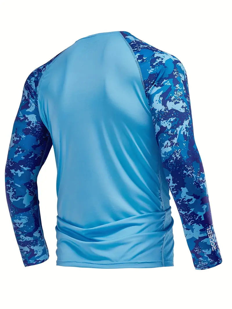 Deep Blue - Long sleeve fishing shirt