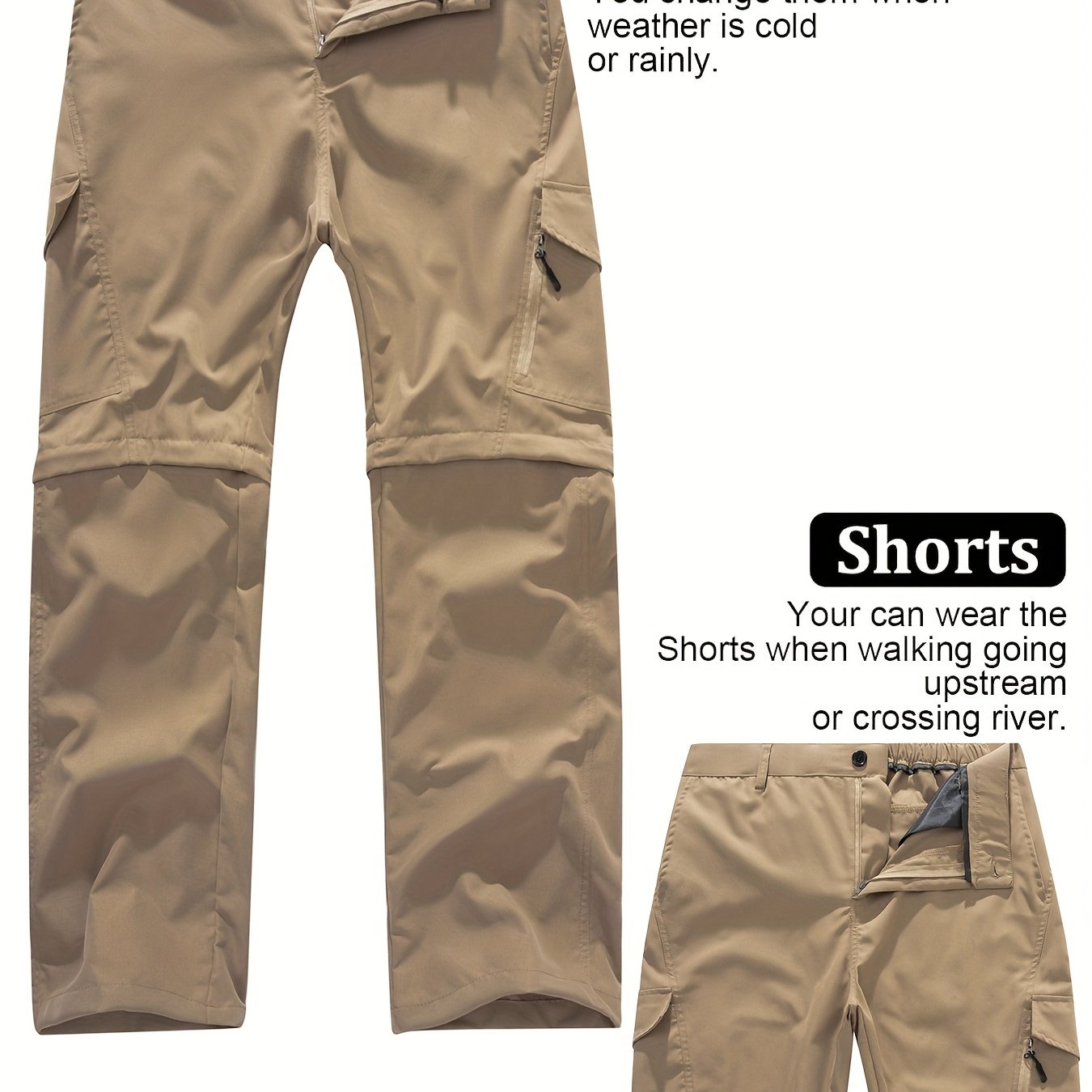 Men's Convertible fishing Pants