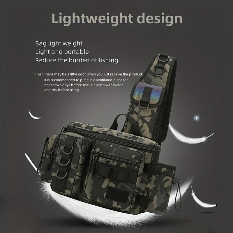 Fishing Backpack with Rod Holder