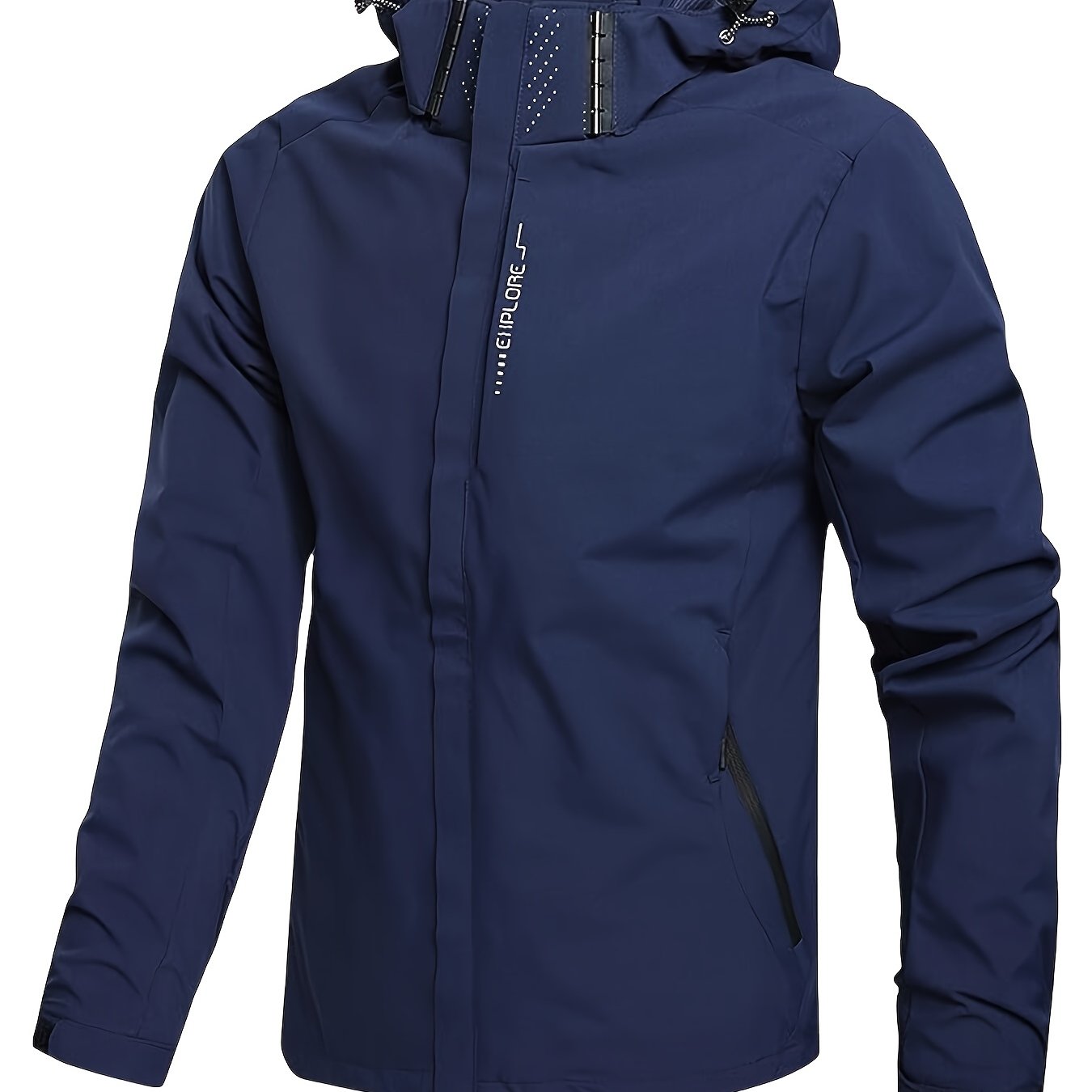 Navy Blue - Lightweight Fishing Rain Jacket