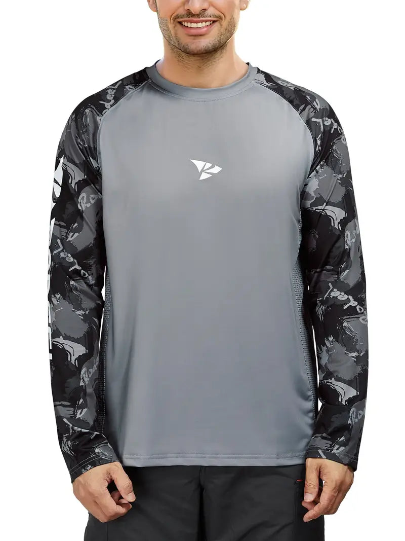 Dark Grey - Long sleeve fishing shirt