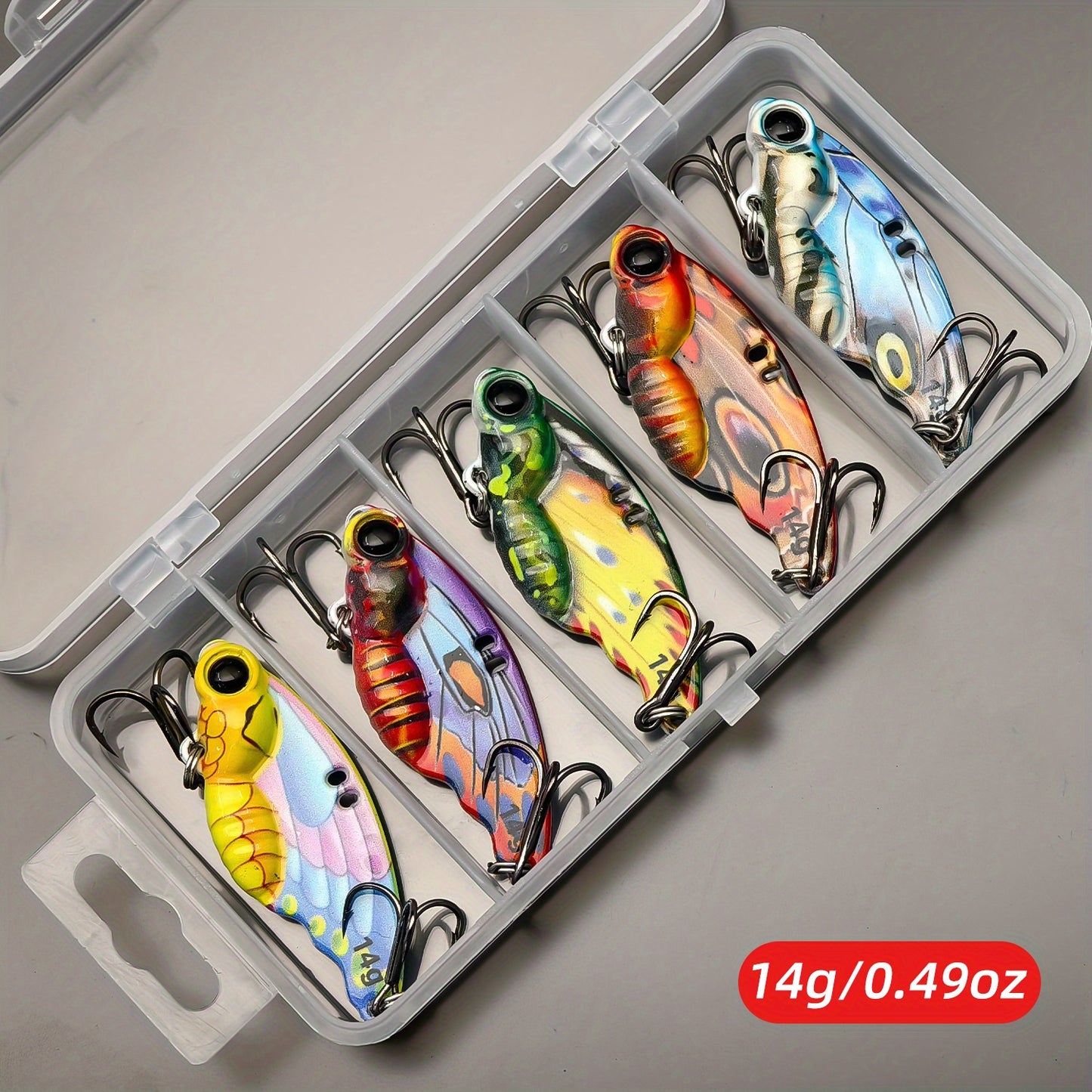 5pcs Realistic Butterfly Fishing Lures