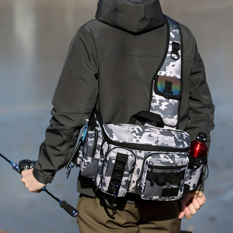 Fishing Backpack with Rod Holder