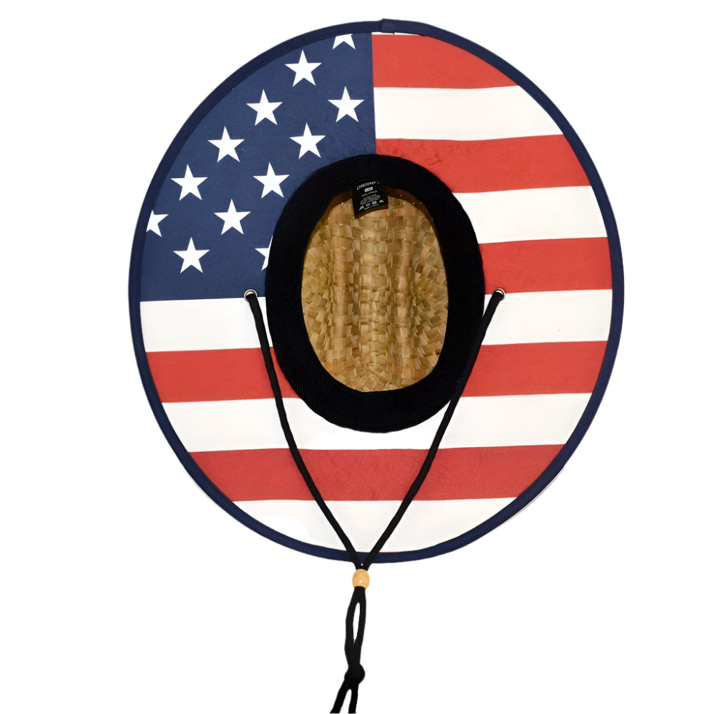 USA - Straw Lifeguard Hat