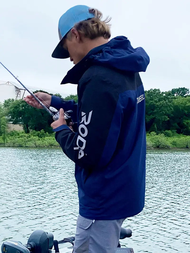 Navy Blue - Waterproof Fishing Rain jacket