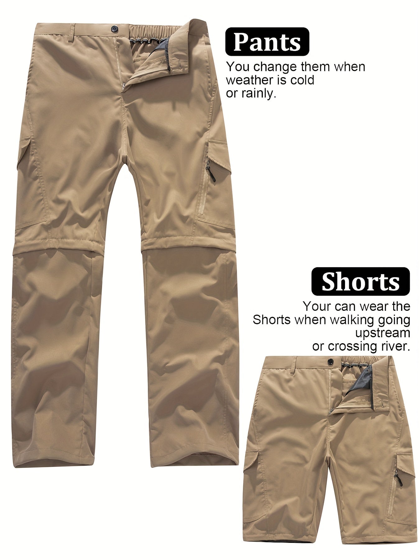Men's Convertible fishing Pants