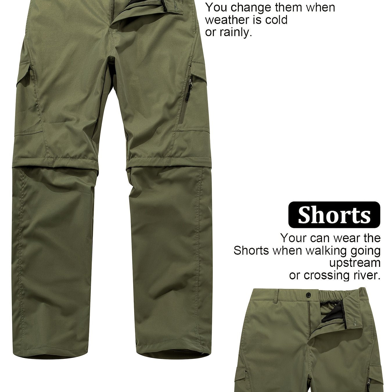Men's Convertible fishing Pants