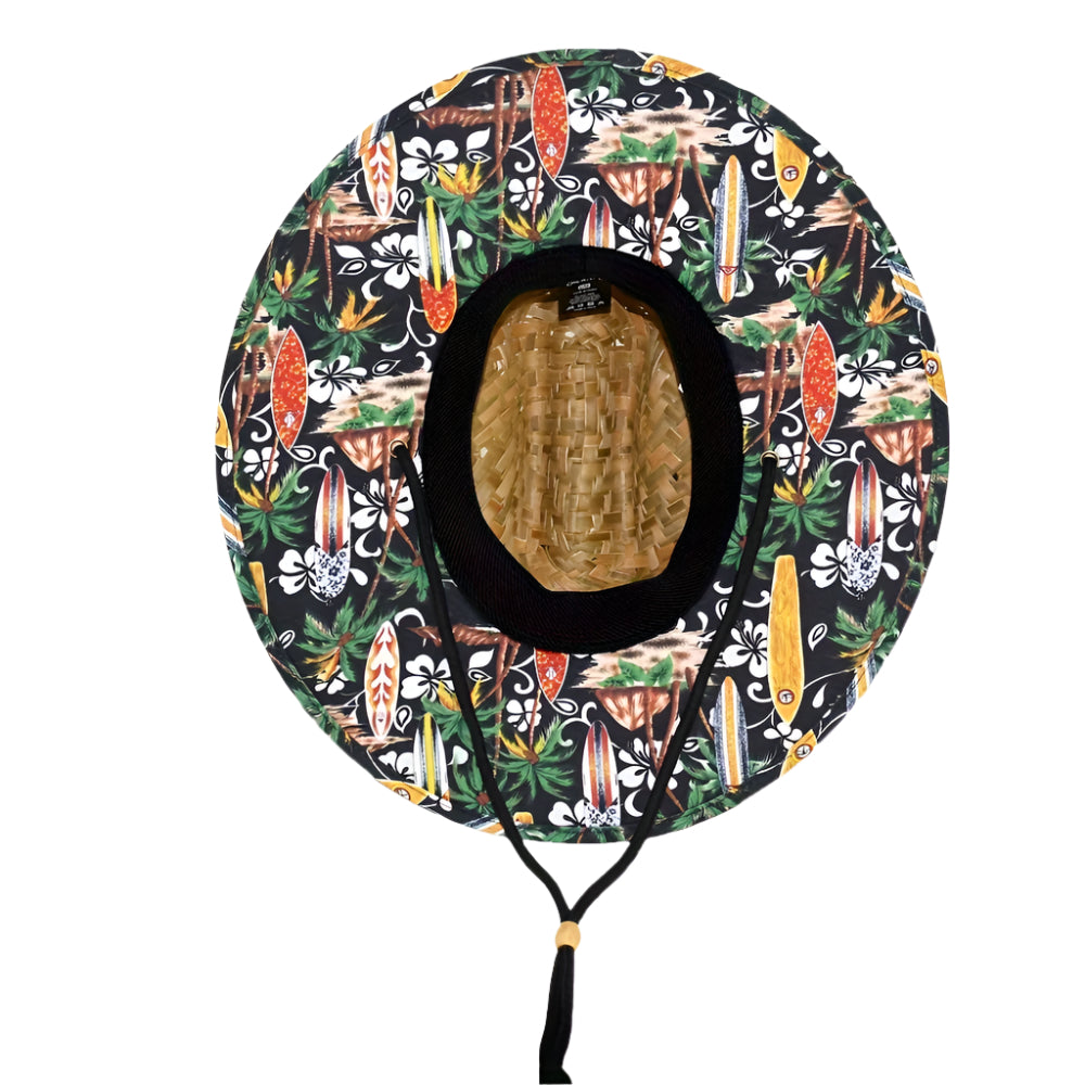 Tahiti - Straw Lifeguard Hat