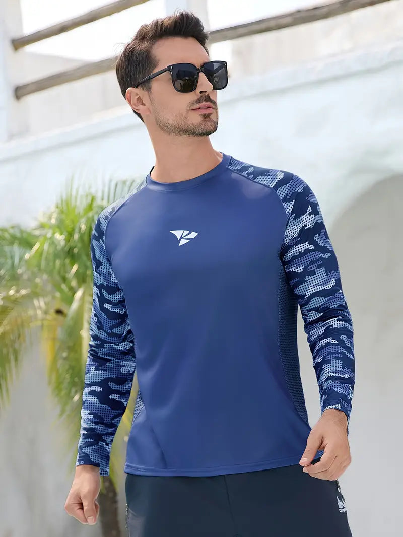 Royal Blue - Long sleeve fishing shirt