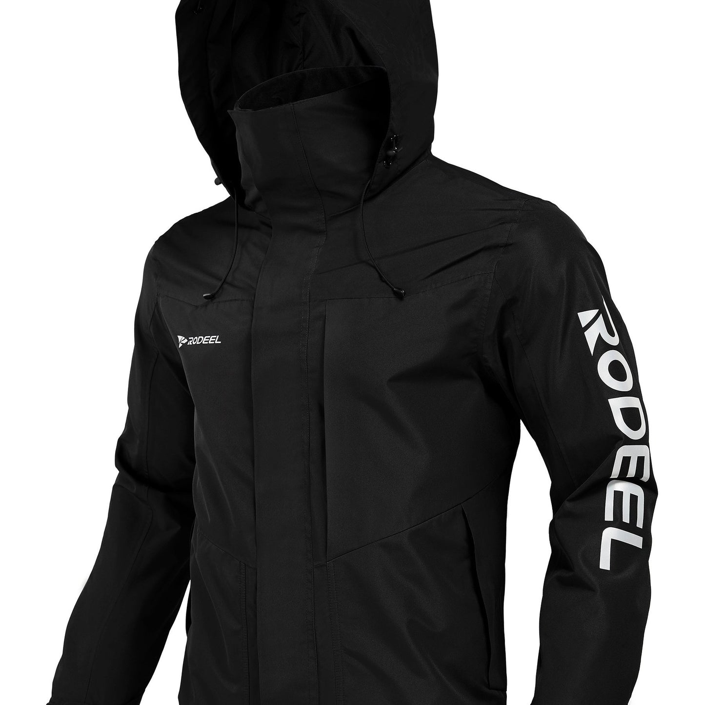 Black - Waterproof Fishing Rain jacket