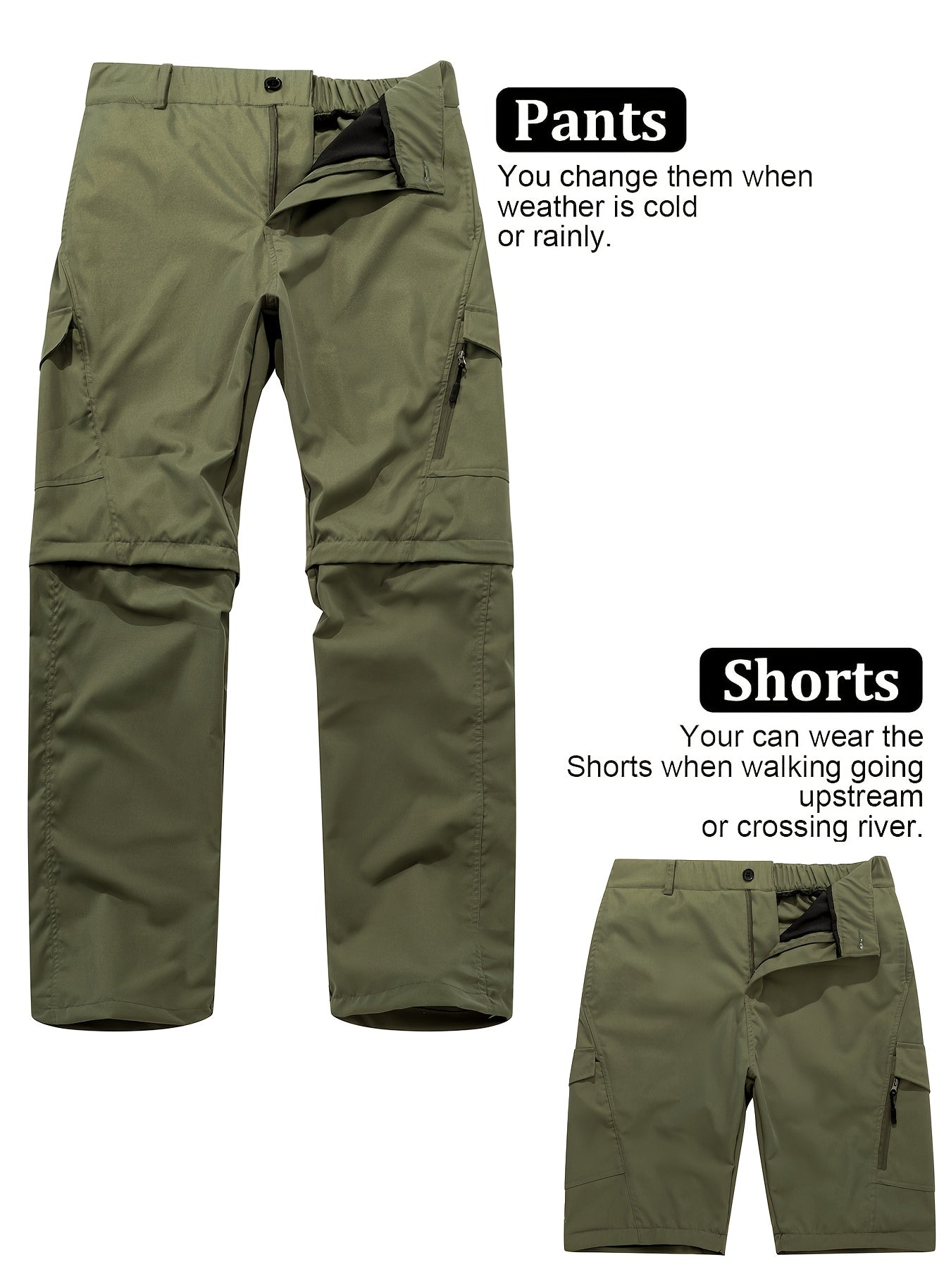 Men's Convertible fishing Pants