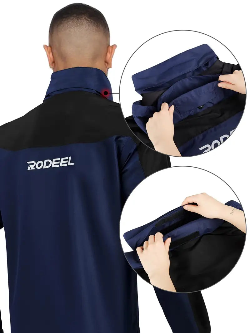Navy Blue - Waterproof Fishing Rain jacket