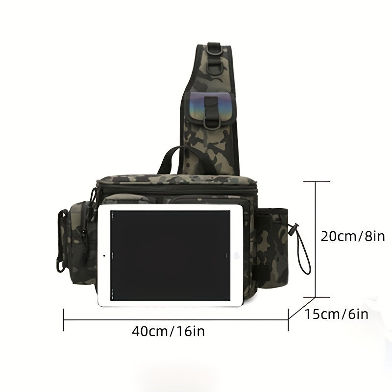 Fishing Backpack with Rod Holder