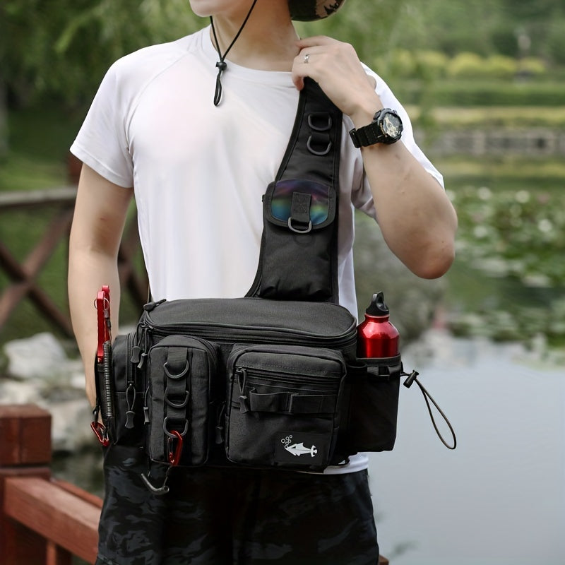 Fishing Backpack with Rod Holder
