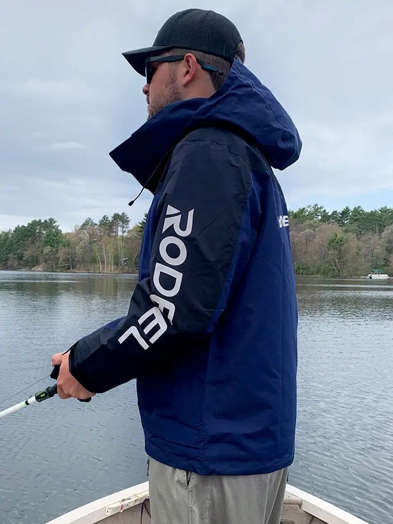 Navy Blue - Waterproof Fishing Rain jacket