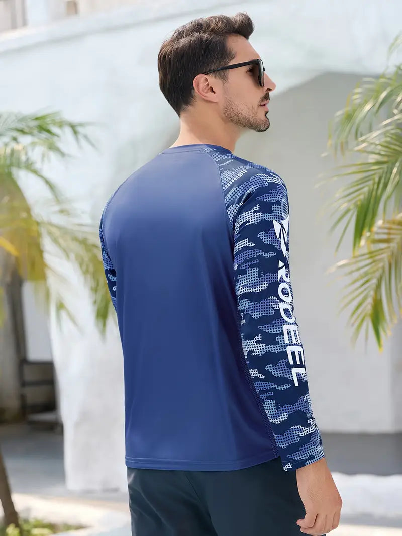 Royal Blue - Long sleeve fishing shirt