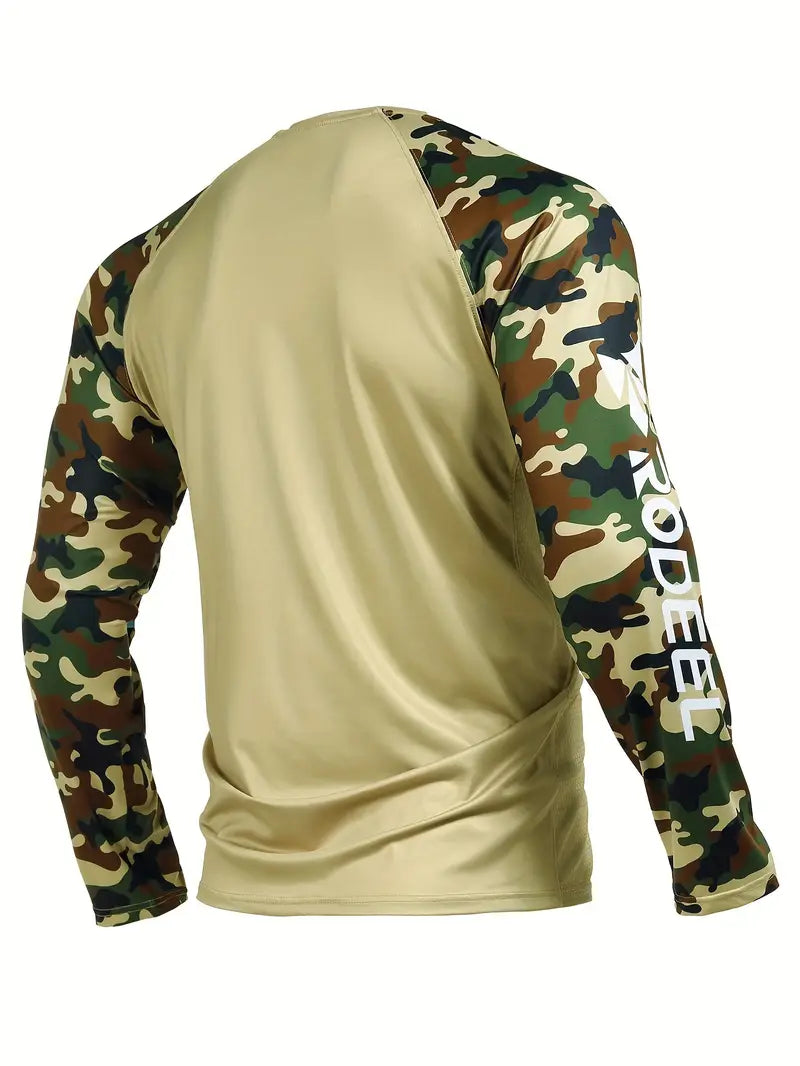 Dark Khaki - Long sleeve fishing shirt