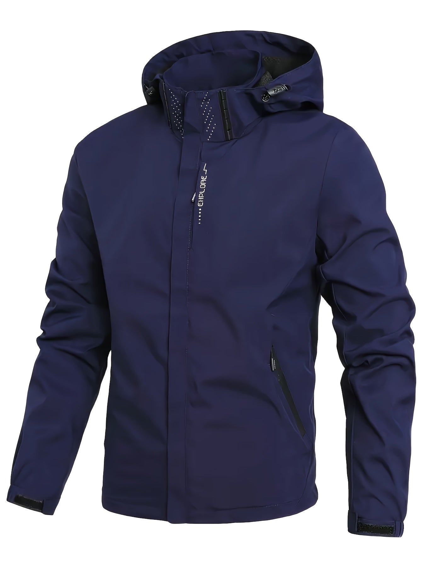 Navy Blue - Lightweight Fishing Rain Jacket