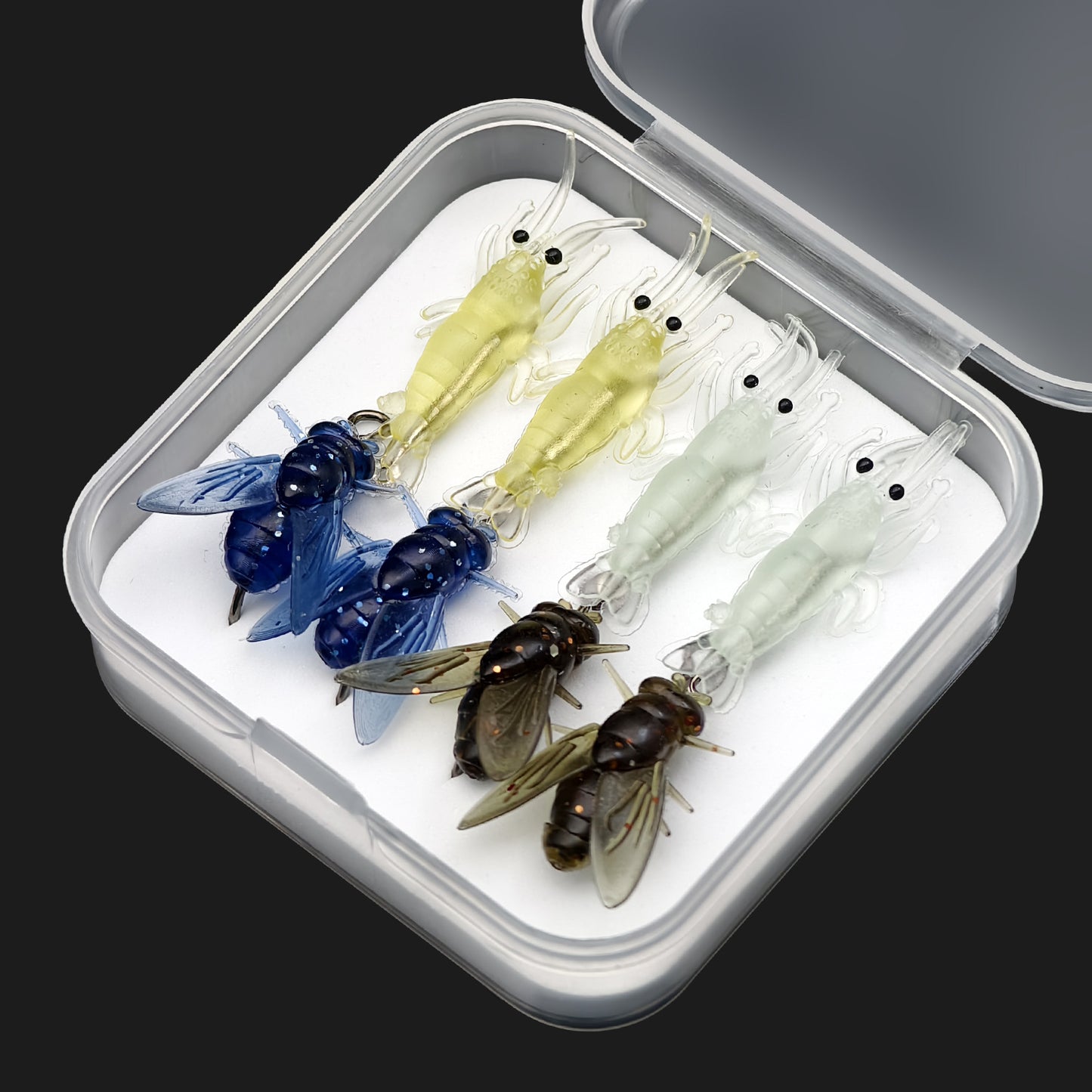 ANFS 8pcs/32pcs Soft Fishing Lures Set