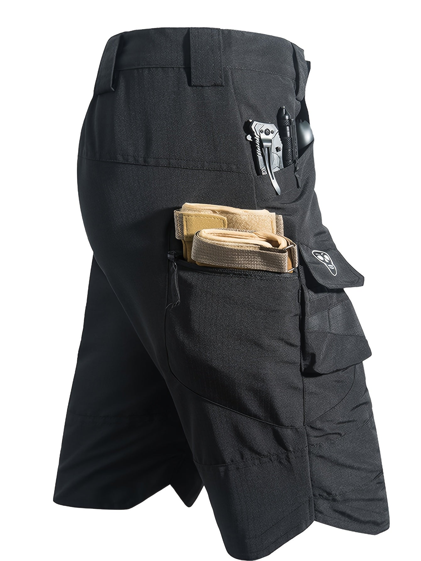 Men's Multi-Pocket Fishing Shorts - V sides