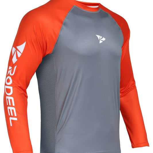 Red - Long sleeve fishing shirt