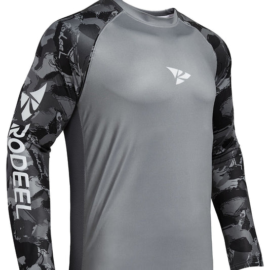 Dark Grey - Long sleeve fishing shirt