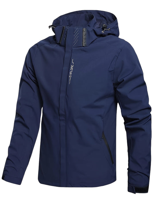 Navy Blue - Lightweight Fishing Rain Jacket