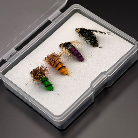 4pcs Artificial Insect Bait Set with Box
