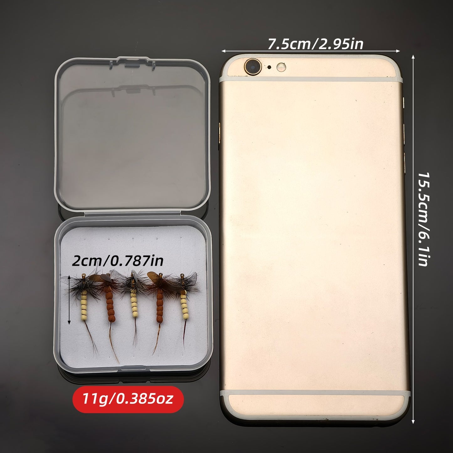 5pcs Premium Dry Fly Fishing Lures
