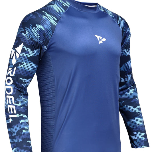 Royal Blue - Long sleeve fishing shirt