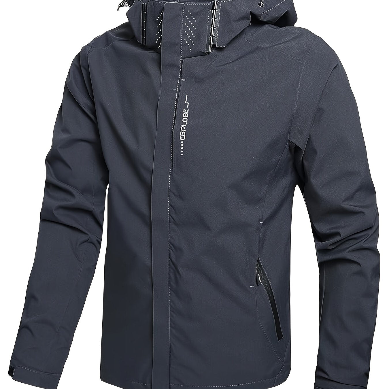 Black - Lightweight Fishing Rain Jacket