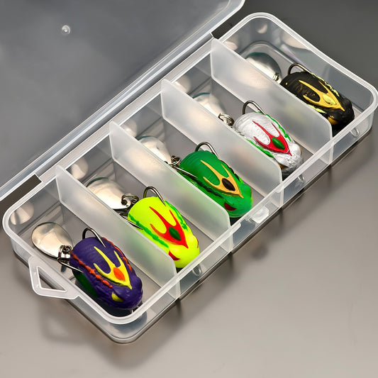 ANFS 5pcs Mini Frog Soft Bait