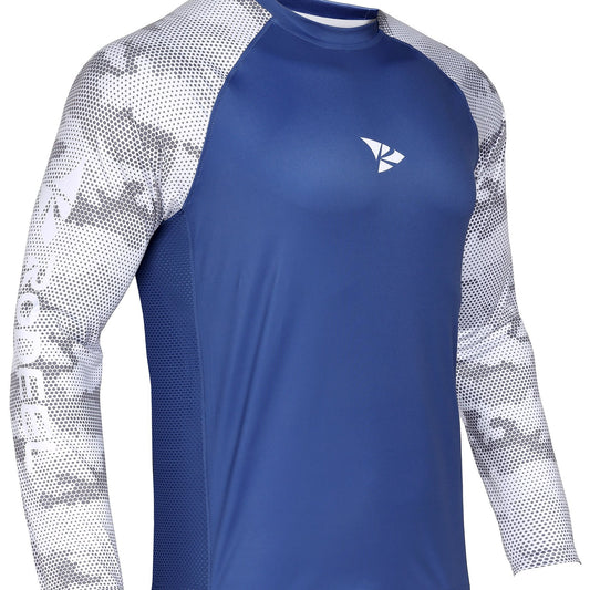 Navy Blue - Long sleeve fishing shirt
