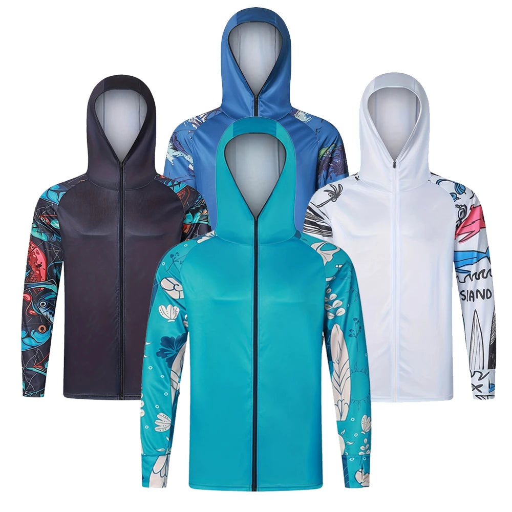 UV Protection Hooded  Fishing Quickdry Jacket