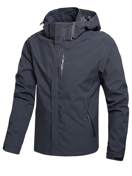 Black - Lightweight Fishing Rain Jacket