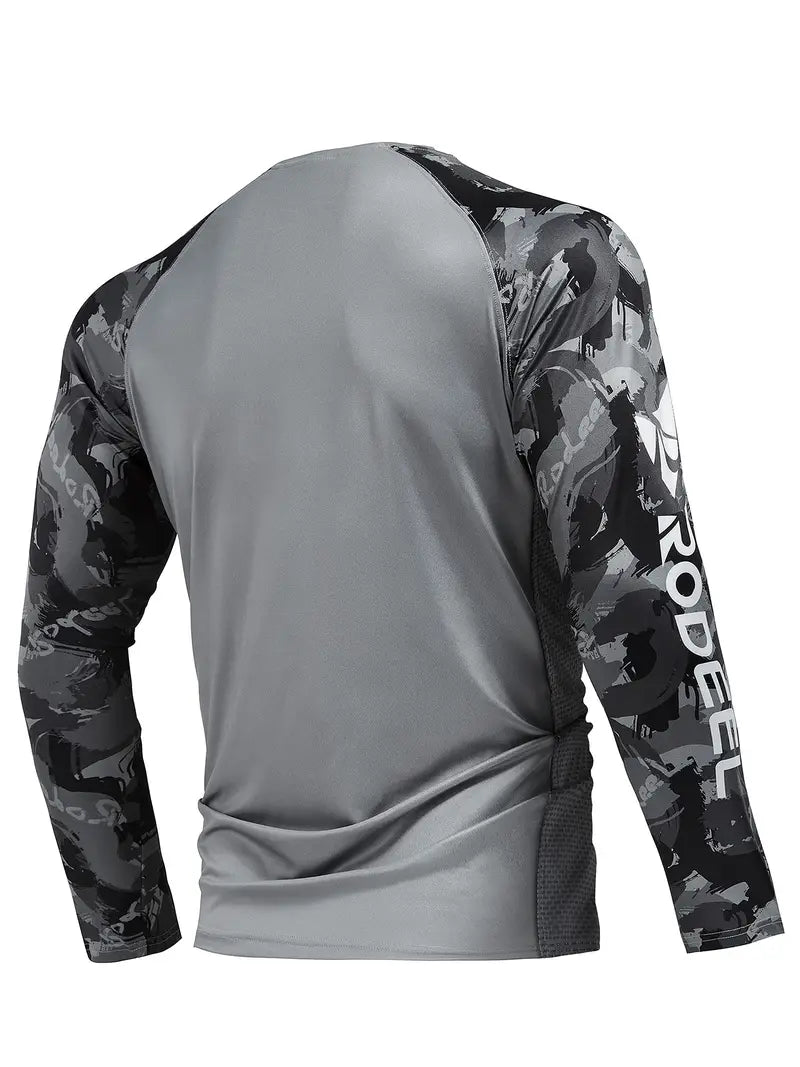 Dark Grey - Long sleeve fishing shirt
